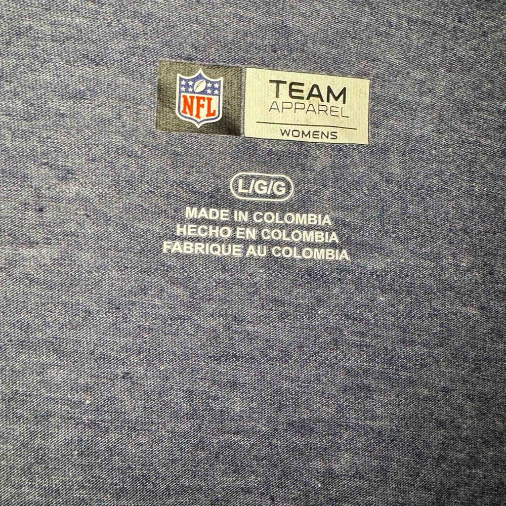 Los Angeles Rams NFL Team Apparel Cold Shoulder Top Size L - Picture 4 of 9